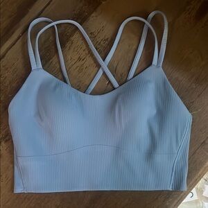 Like a Cloud Ribbed Longline Bra